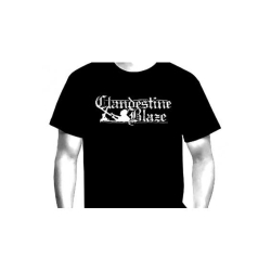 CLANDESTINE BLAZE - LOGO, oficjalny T-SHIRT z NH, ROZMIAR L